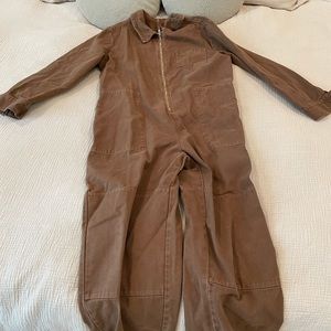 LACAUSA
Brown Denim Cleo Jumpsuit